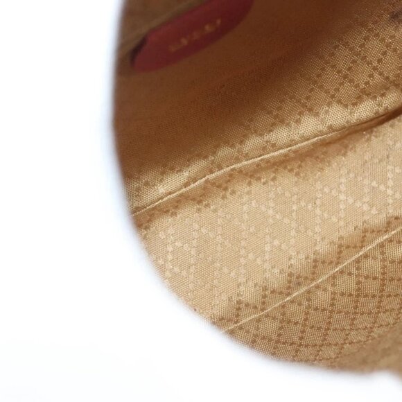 GUCCI Bamboo Backpack Suede Leather Red Gold 003 1956 0030 Auth 129916 main image 8